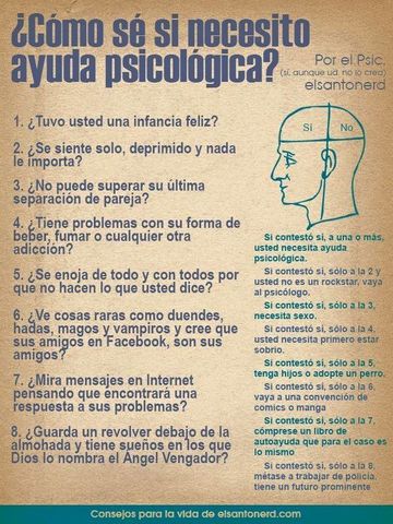 ¿Cómo se si necesito ayuda de un psicólogo?